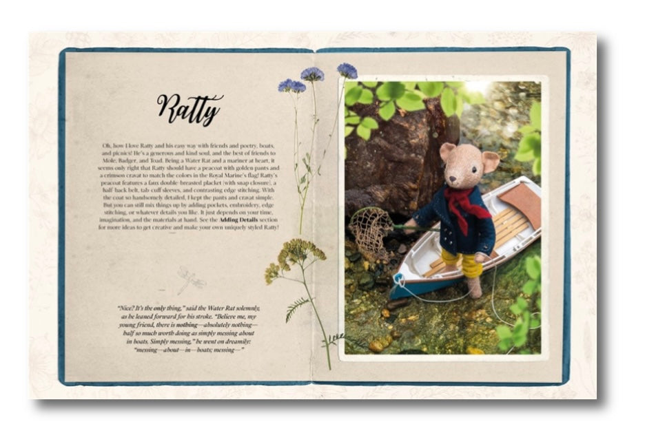 The Wind in the Willows Felt Friends by Cynthia Treen