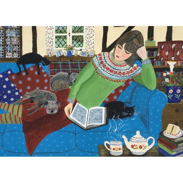 Green Pebble Greetings Cards
