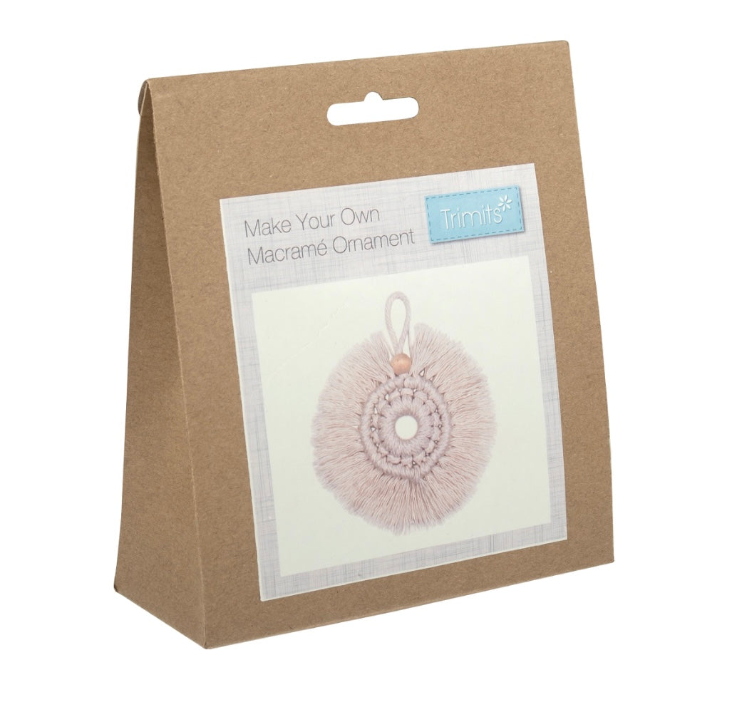 Mini Macrame Decoration Kit - Wreath Decoration