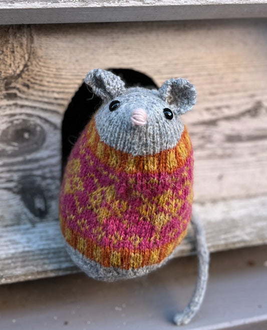 New “Harold Fatmus” Mouse knitting kit