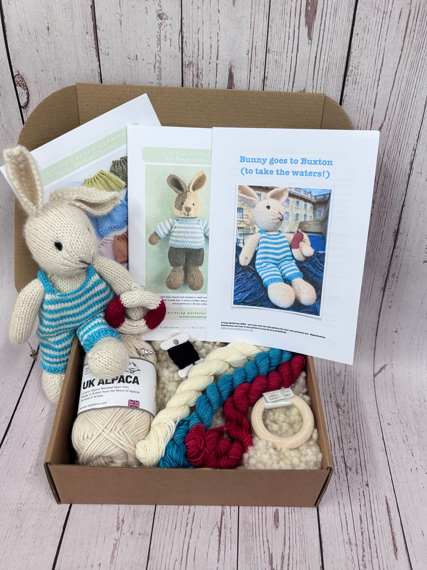 Little Cotton Rabbits Kit - Special Bunny Goes to Buxton Spa