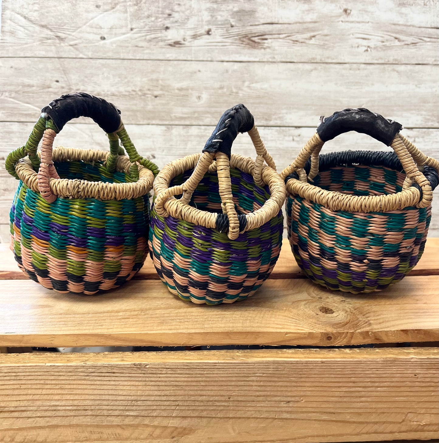 Fair Trade Mini Bolga Baskets