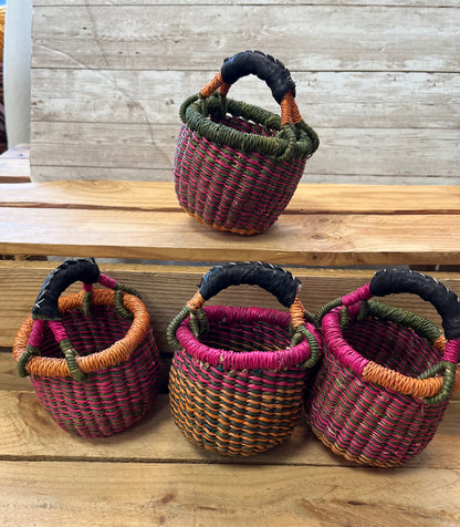 Fair Trade Mini Bolga Baskets