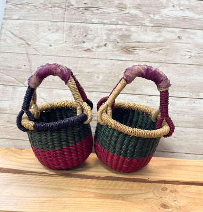 Fair Trade Mini Bolga Baskets