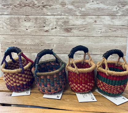 Fair Trade Mini Bolga Baskets