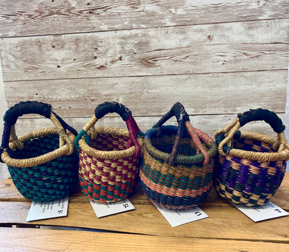 Fair Trade Mini Bolga Baskets