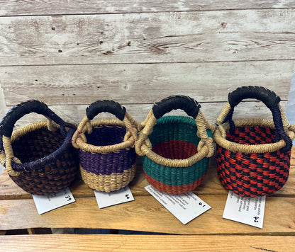 Fair Trade Mini Bolga Baskets