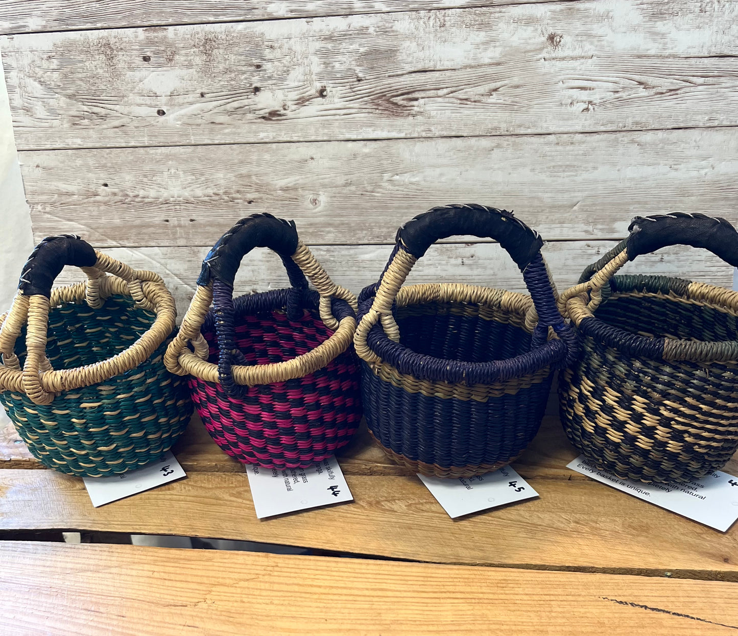 Fair Trade Mini Bolga Baskets