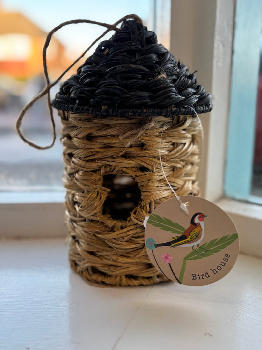 Natural Woven Bird House