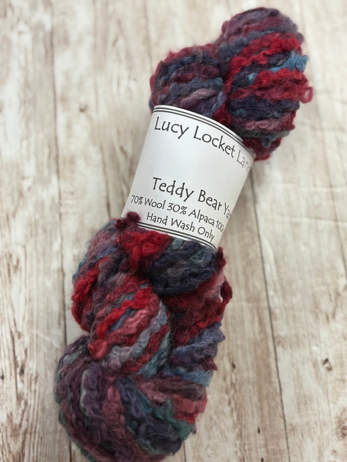 Hand Dyed Teddy Bear Chunky Yarn