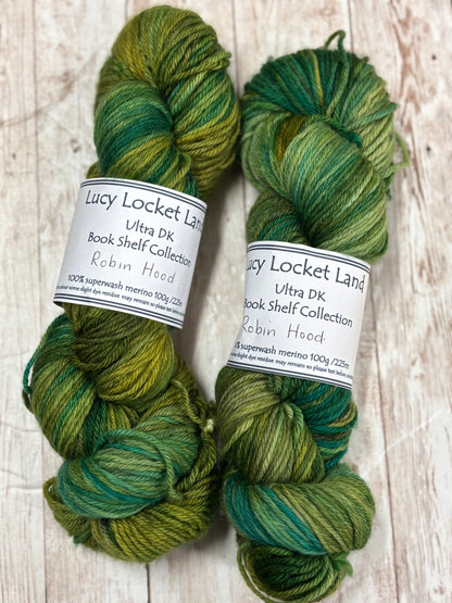 Locket's Bookshelf Collection Hand Dyed DK 100% Merino
