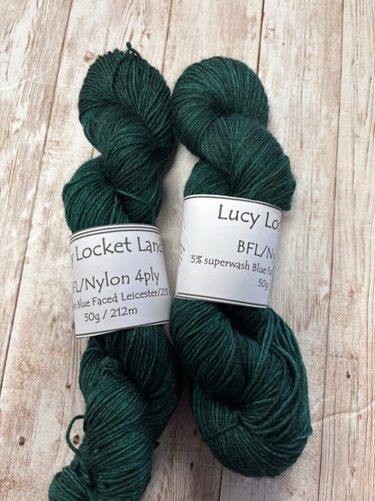 Locket's Hand Dyed 4ply BFL/Nylon Sock Yarn