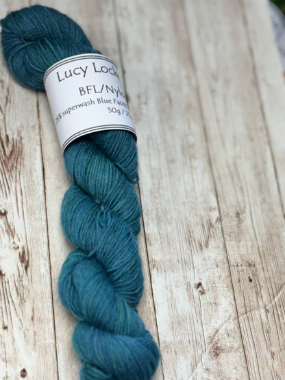 Locket's Hand Dyed 4ply BFL/Nylon Sock Yarn