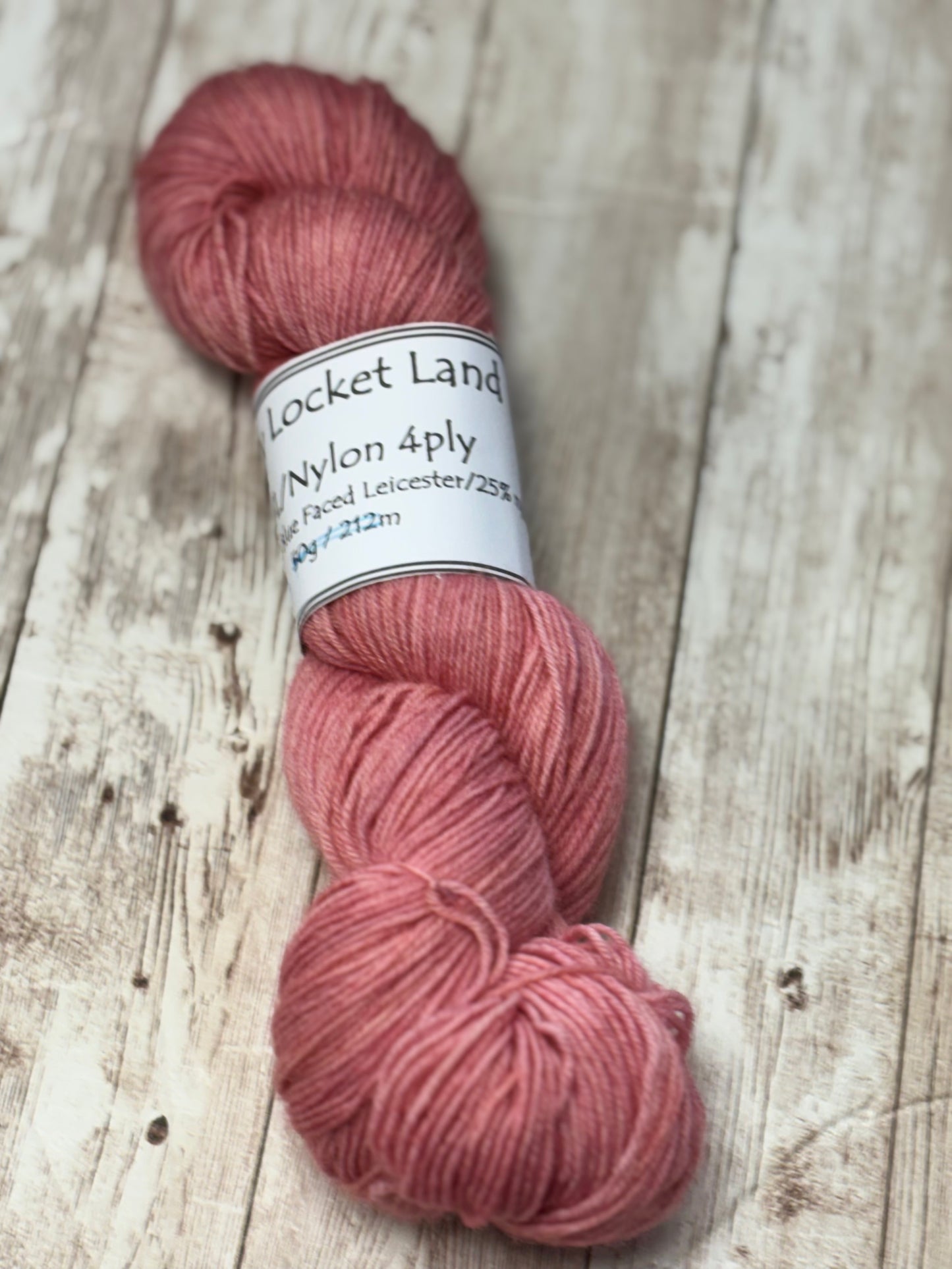 Locket's Hand Dyed 4ply BFL/Nylon Sock Yarn