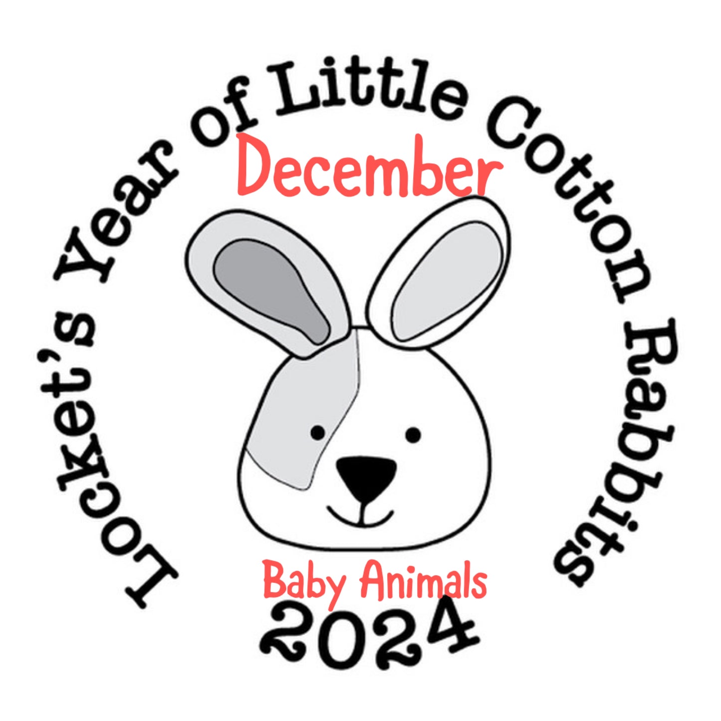 Locket's Year of Little Cotton Rabbits - Christmas Baby Mice