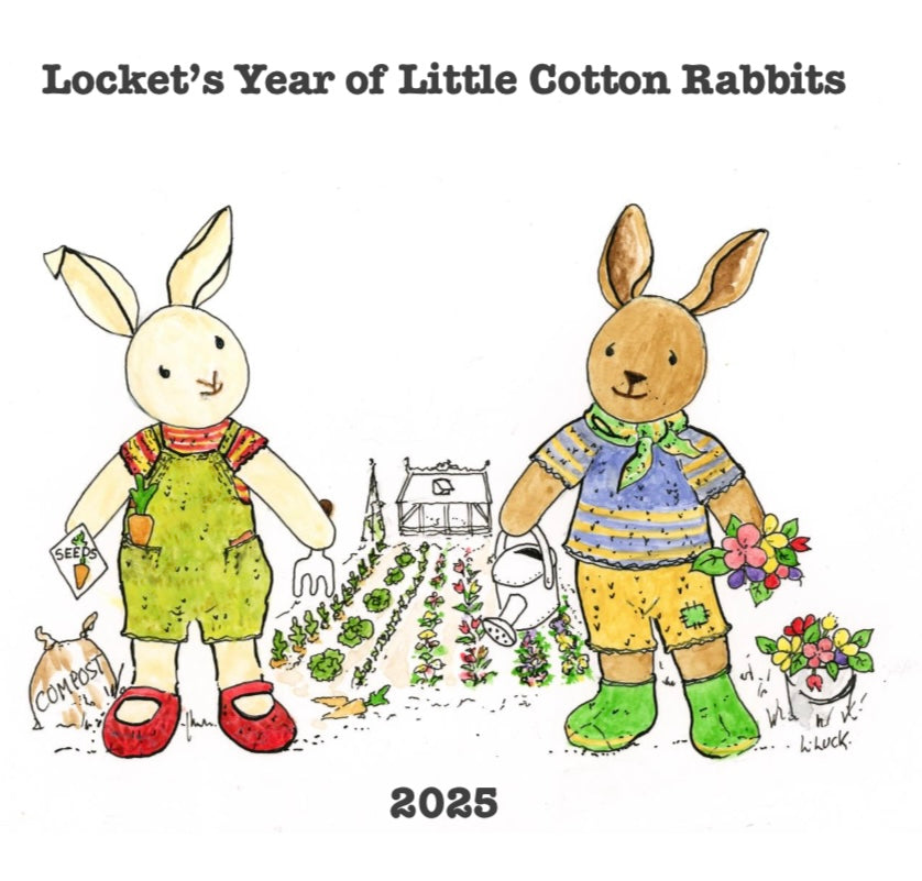 Locket’s Year of Little Cotton Rabbits 2025 Calendar