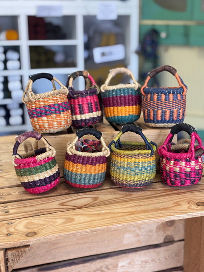 Fair Trade Mini Bolga Baskets