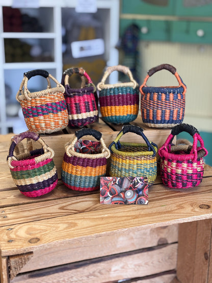 Fair Trade Mini Bolga Baskets