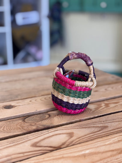 Fair Trade Mini Bolga Baskets