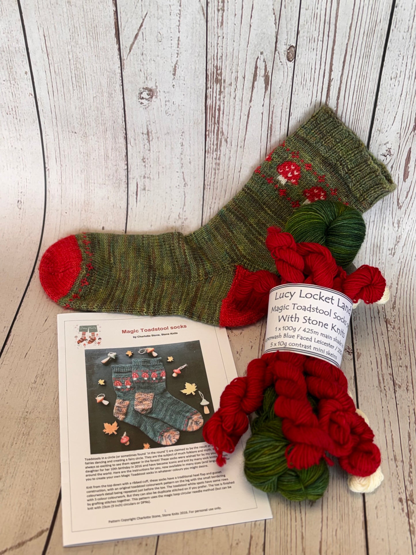 Magic Toadstool Sock Kit