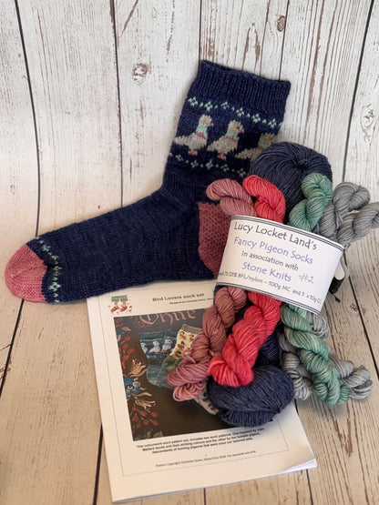 Fancy Pigeon Socks Yarn set