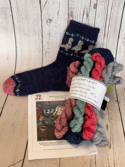 Fancy Pigeon Socks Yarn set