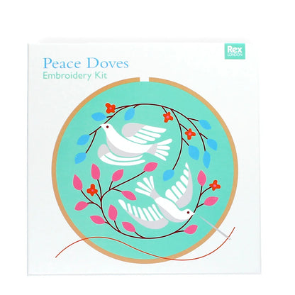Peace Dove Embroidery Kit with Hoop