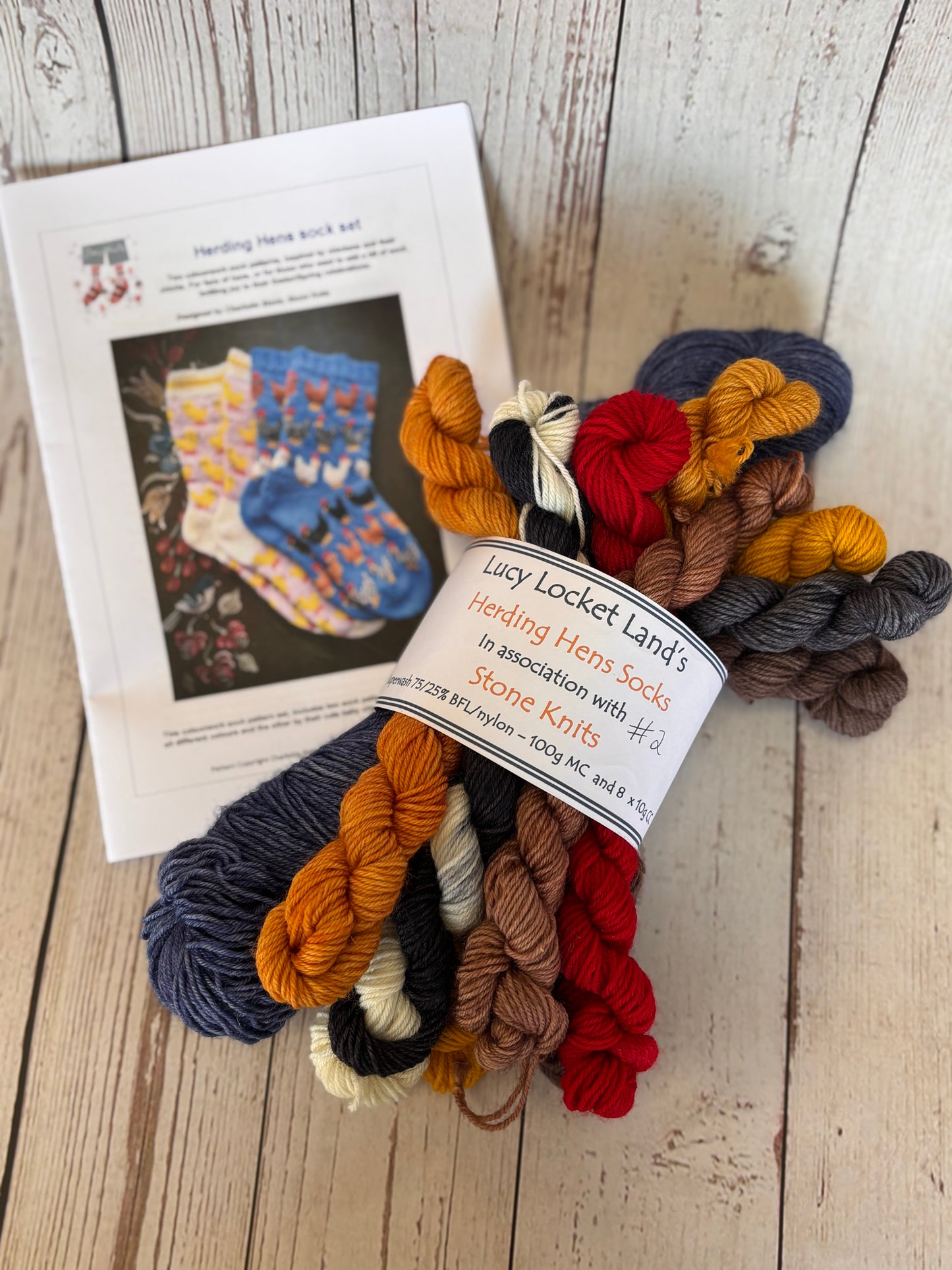 Herding Hens Socks kit