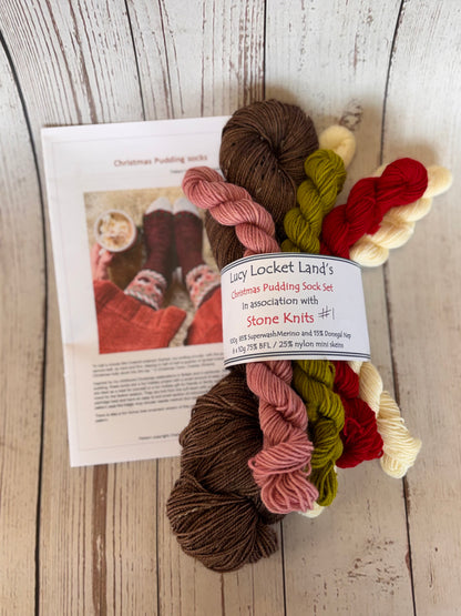 Christmas Pudding Sock Kit