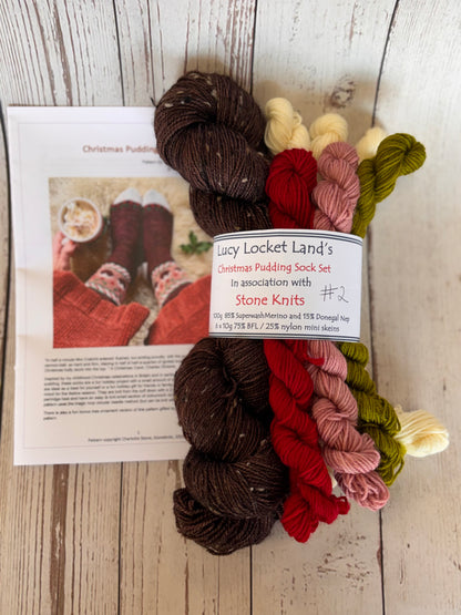 Christmas Pudding Sock Kit