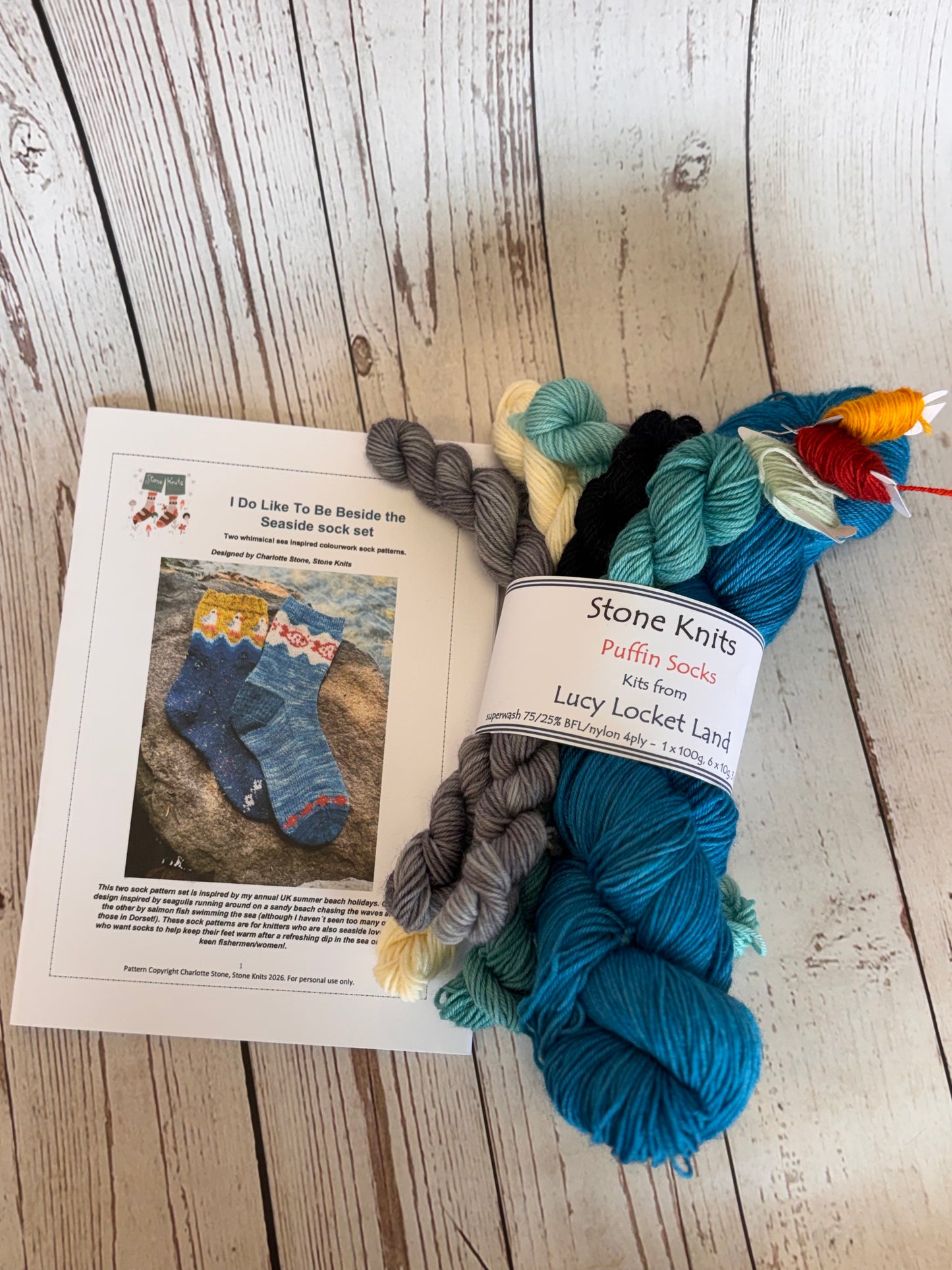 Puffin Socks Yarn set