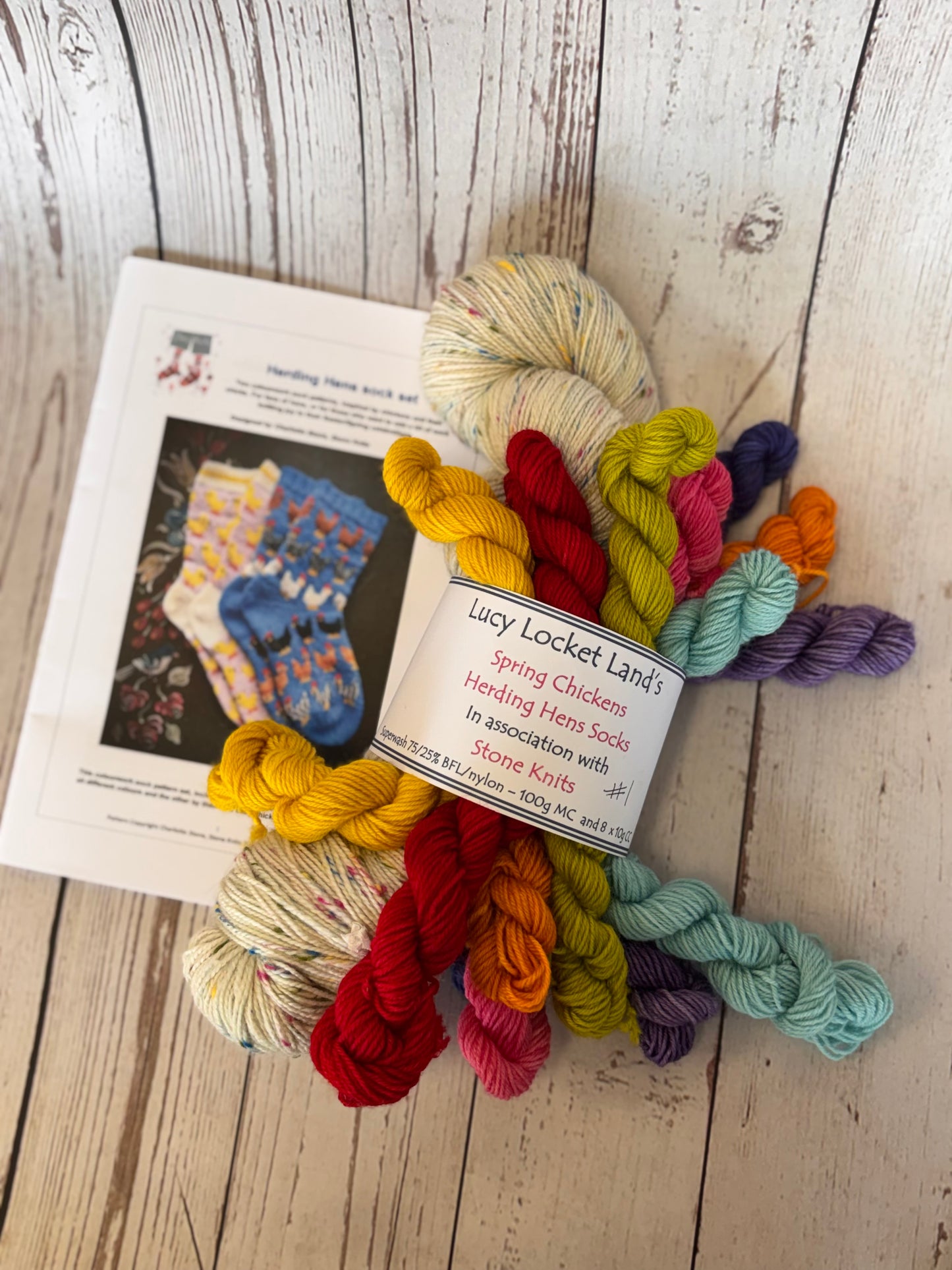 Herding Hens Socks kit