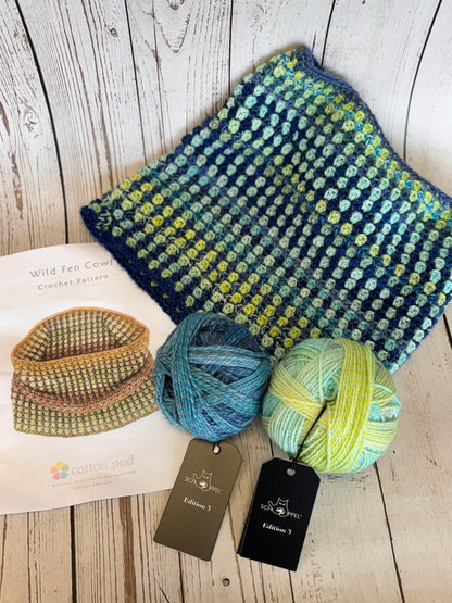 NEW Wild Fen Crochet Cowl Kits
