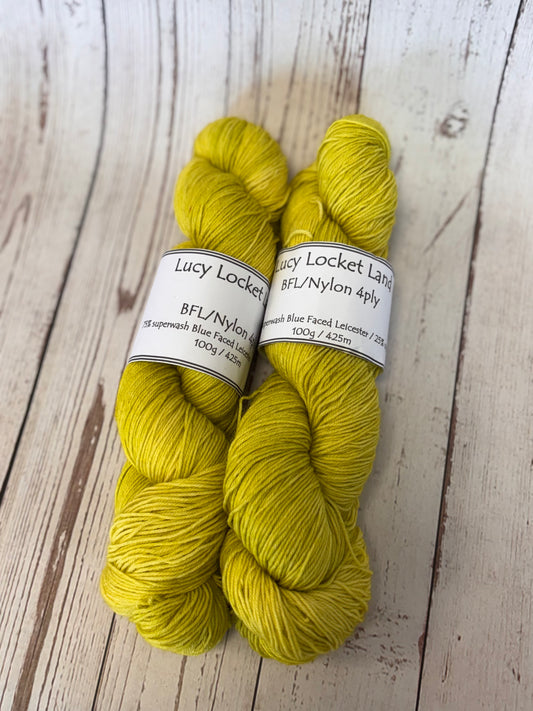 Locket's Hand Dyed 4ply BFL/Nylon Sock Yarn