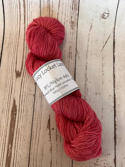 Locket's Hand Dyed 4ply BFL/Nylon Sock Yarn