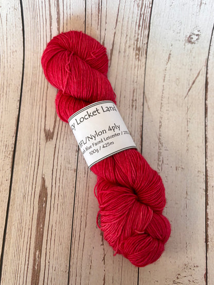 Locket's Hand Dyed 4ply BFL/Nylon Sock Yarn
