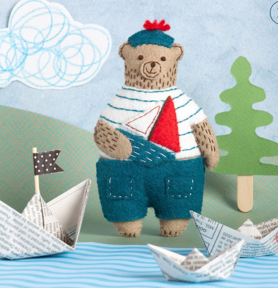 Corinne Lapierre Marcel the Sailor Bear sewing kit