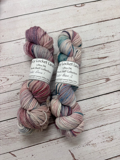 Locket's Bookshelf Collection Hand Dyed DK 100% Merino