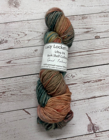 Locket's Bookshelf Collection Hand Dyed DK 100% Merino