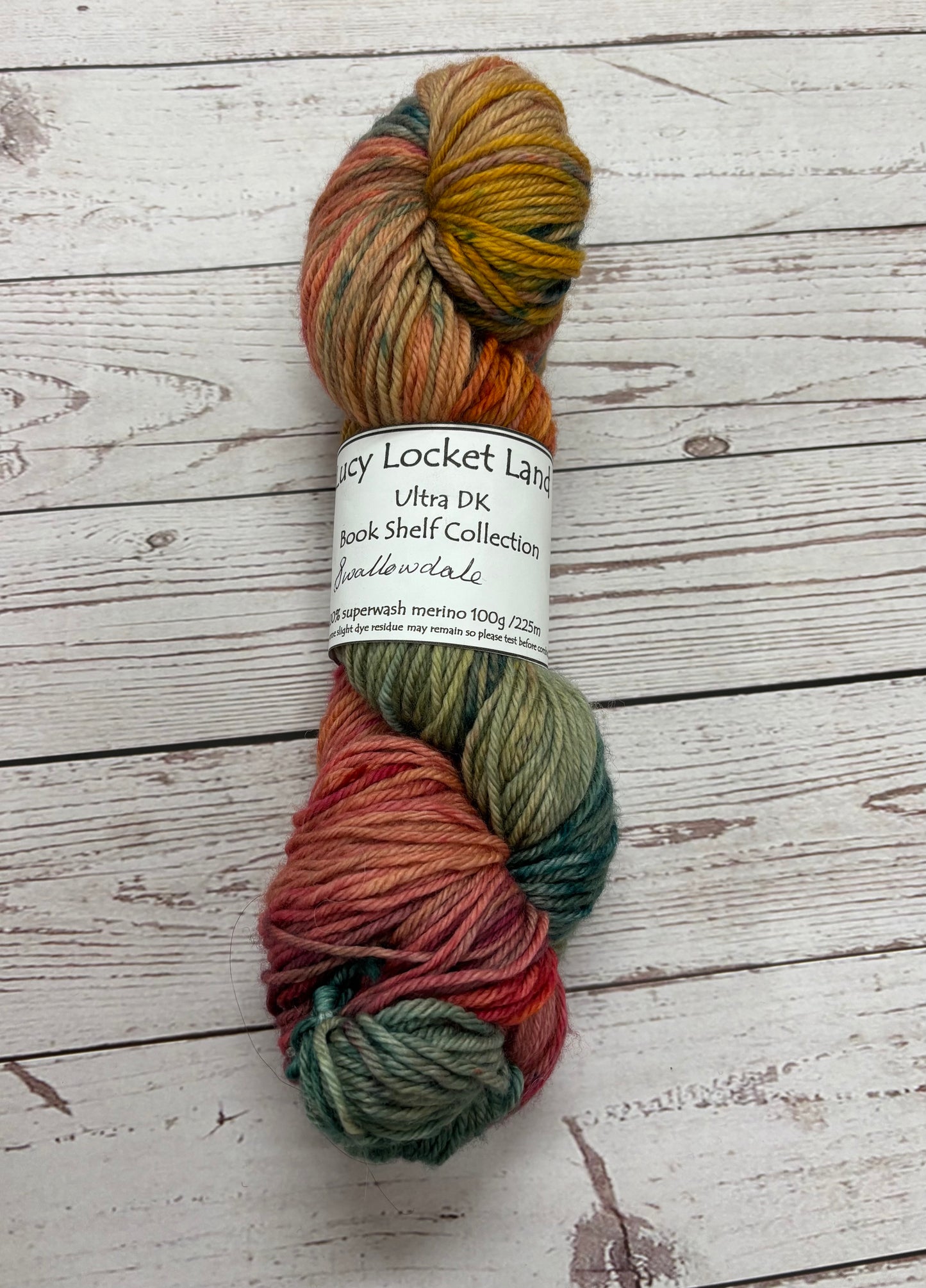 Locket's Bookshelf Collection Hand Dyed DK 100% Merino