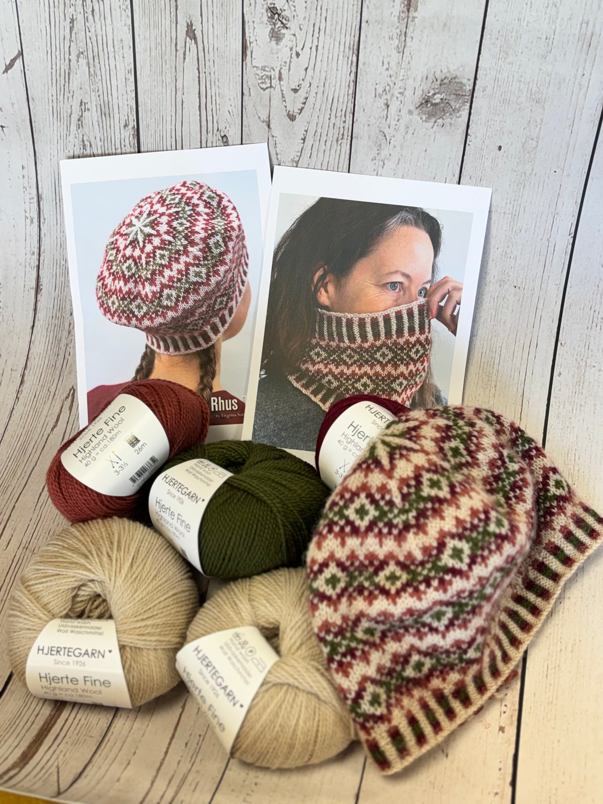 Kit for the Rhus Tam & Cowl by Virginia Sattler-Reimer