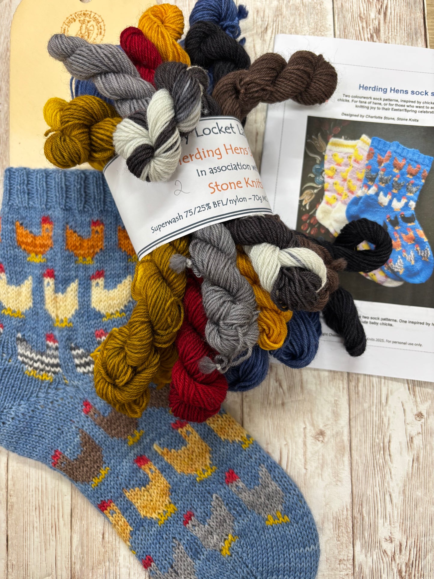 Herding Hens Socks kit