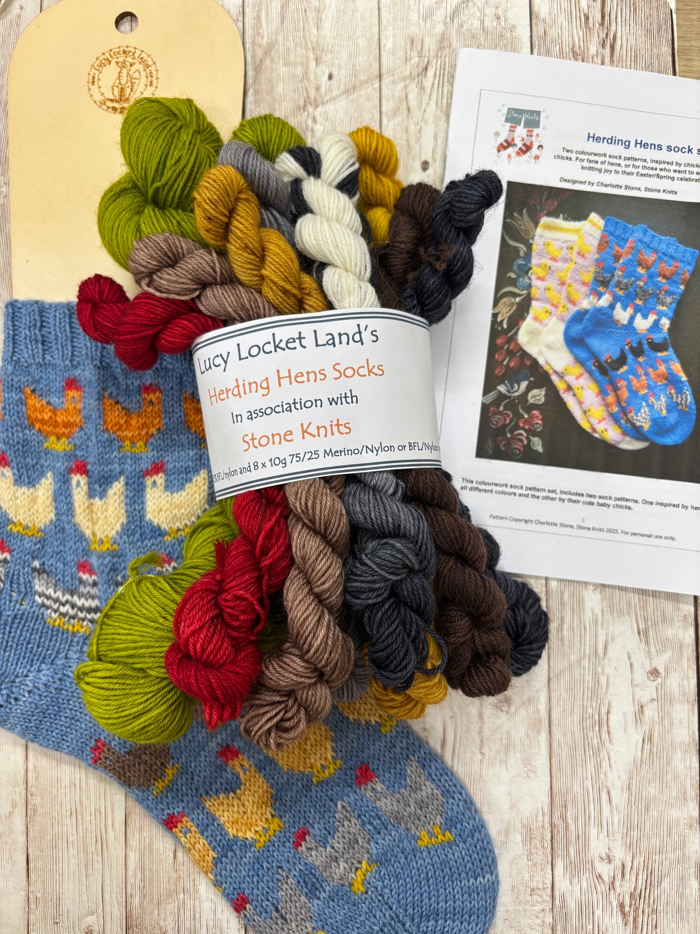 Herding Hens Socks kit