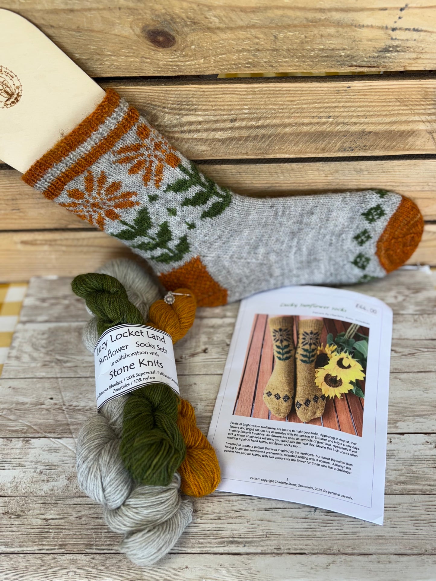 Lucky Sunflower Socks Set