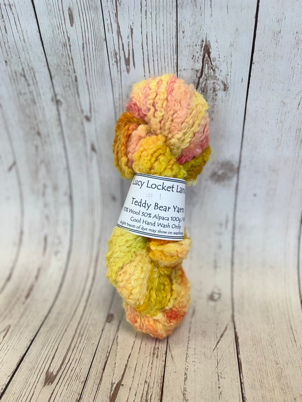 Hand Dyed Teddy Bear Chunky Yarn