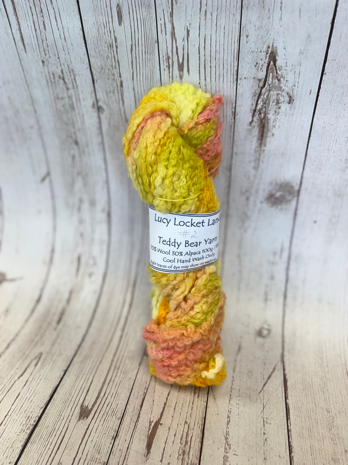 Hand Dyed Teddy Bear Chunky Yarn