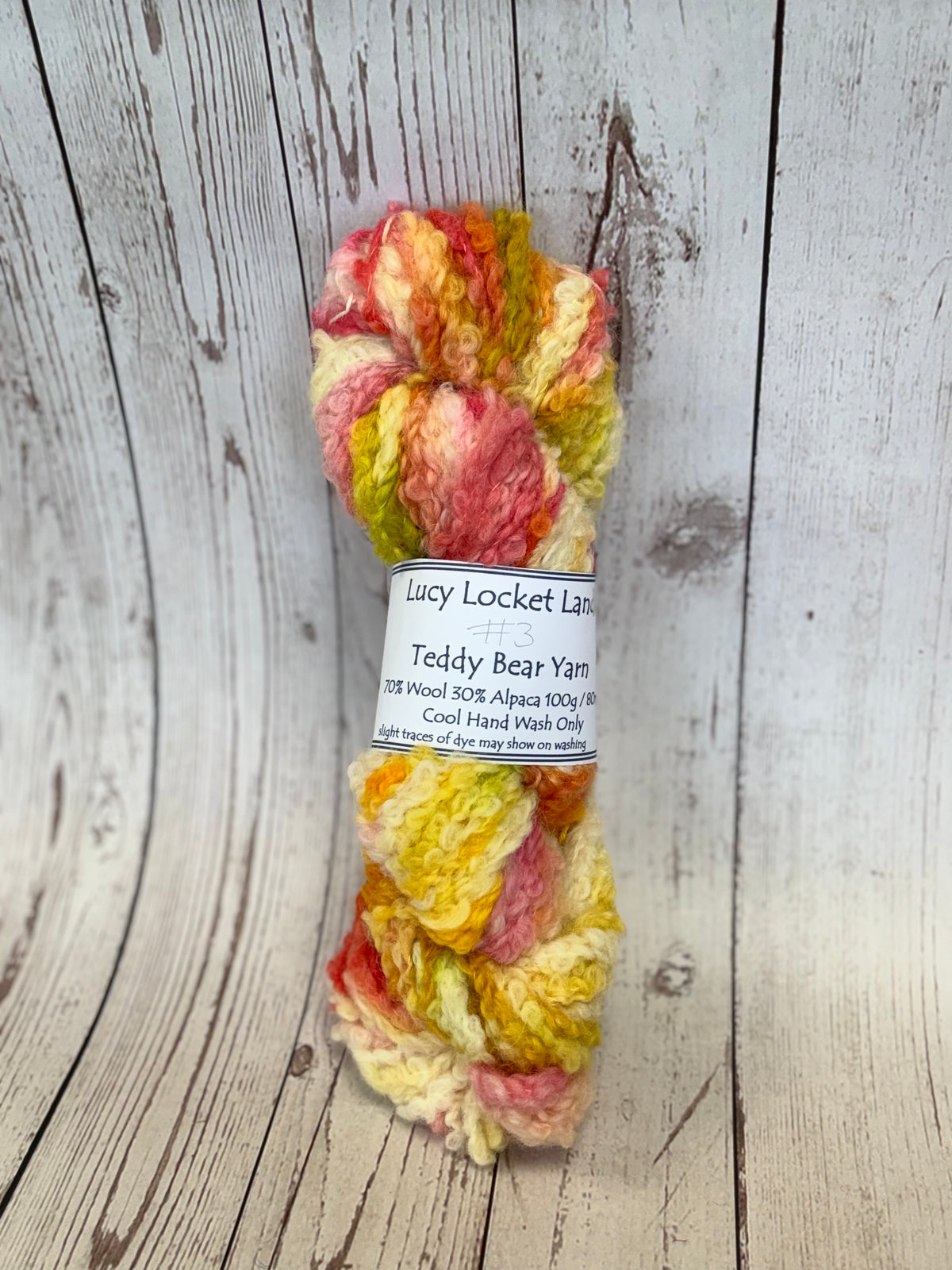 Hand Dyed Teddy Bear Chunky Yarn