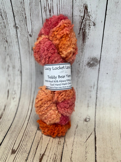 Hand Dyed Teddy Bear Chunky Yarn