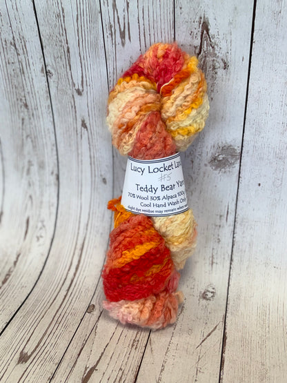 Hand Dyed Teddy Bear Chunky Yarn