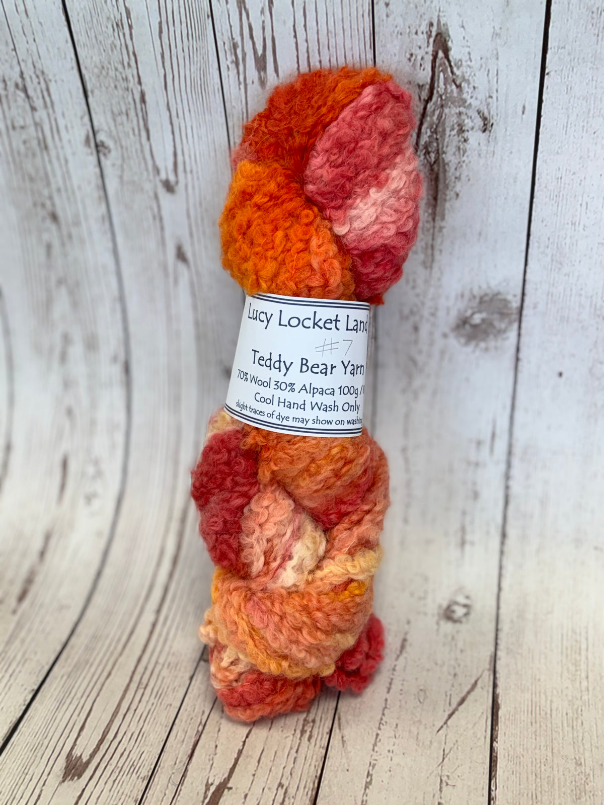 Hand Dyed Teddy Bear Chunky Yarn